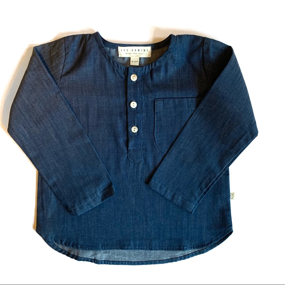 Les Gamins Chambray Henley
